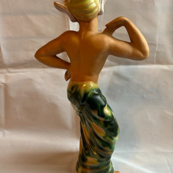 vtg 1950s Ceramic Arts Studio Madison Wis. Betty Harringon Balinese Dancer Man - Picture 3 of 9